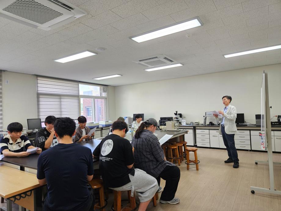 생물반응공학및실습과목 실습 수업 진행