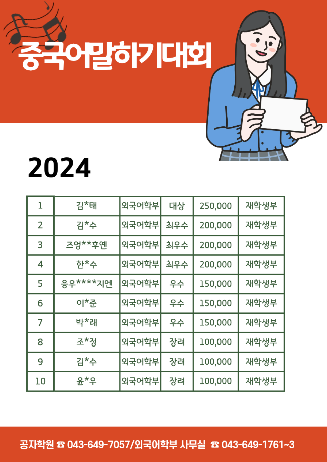 중국어 말하기대회